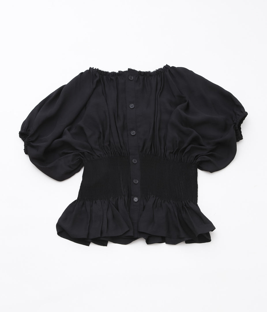 RENATA BRENHA ''COLOMBINA TOP'' (BLACK)