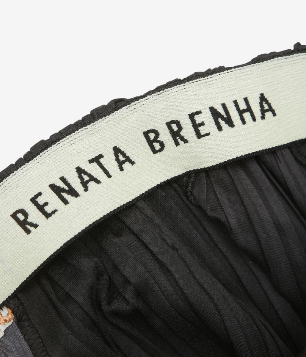 RENATA BRENHA ''FUTEBOL PLEATED TROUSERS'' (BLACK MULTI /2)