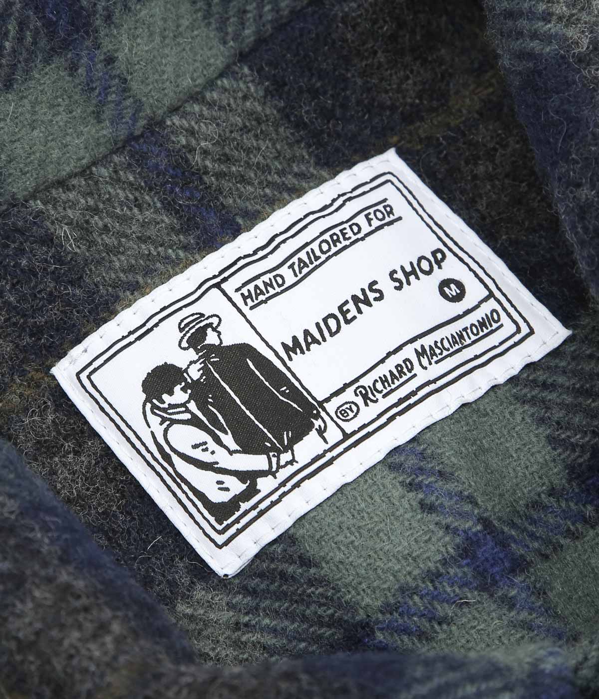 RICHARD MASCIANTONIO ''DOUBLE MAC JACKET'' (BLUE / BROWN PLAID DEADSTOCK)
