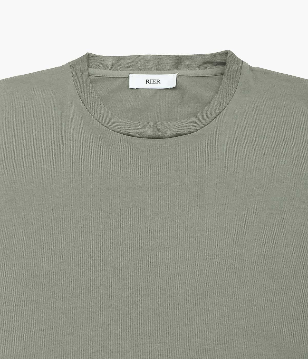 RIER ''T-SHIRT ROUNDNECK LONG SLEEVES'' (CAMOSCIO JERSEY COTTON)