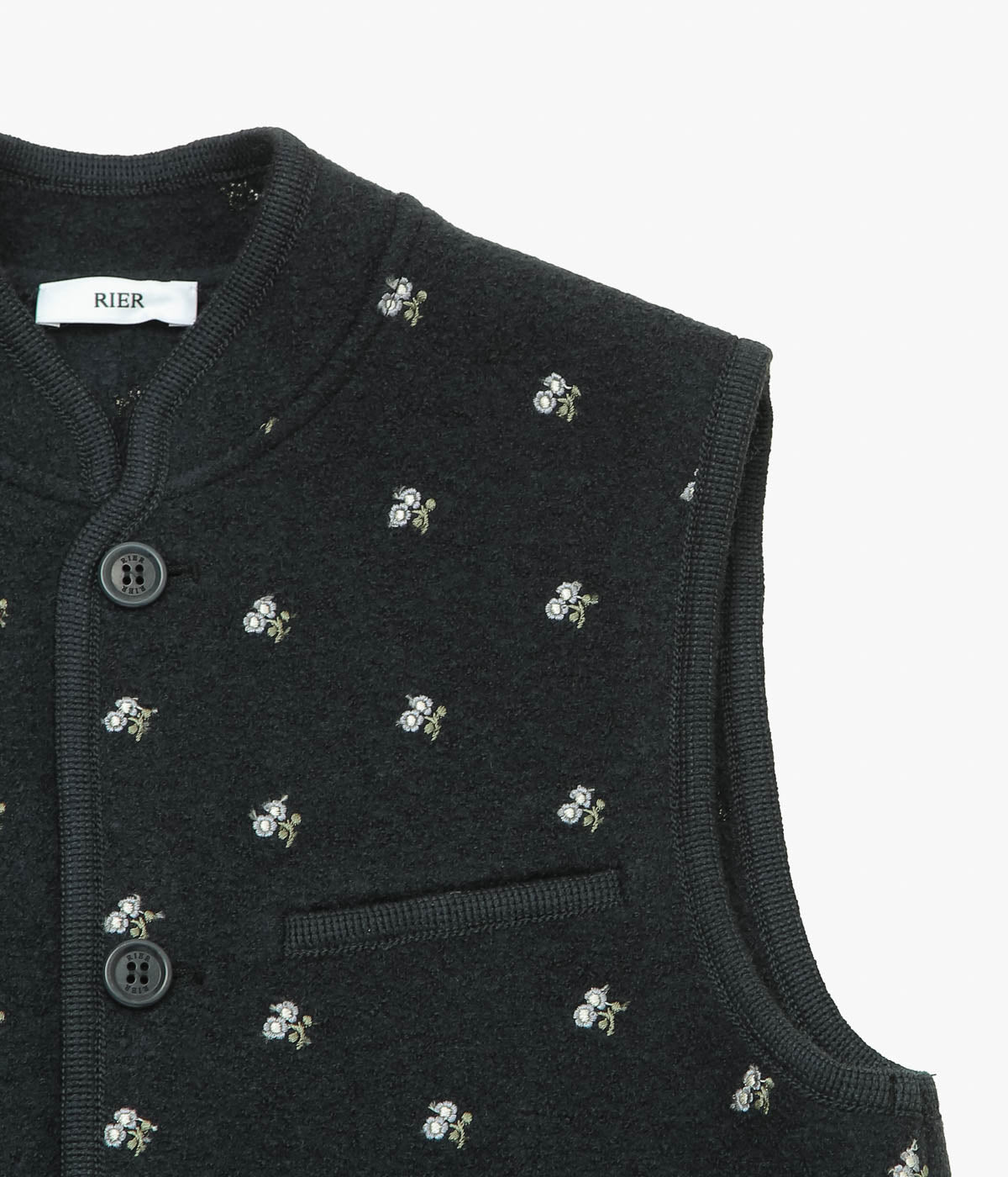 RIER ''WALKER GILET'' (PLOMBE FLOWERS DENSE)