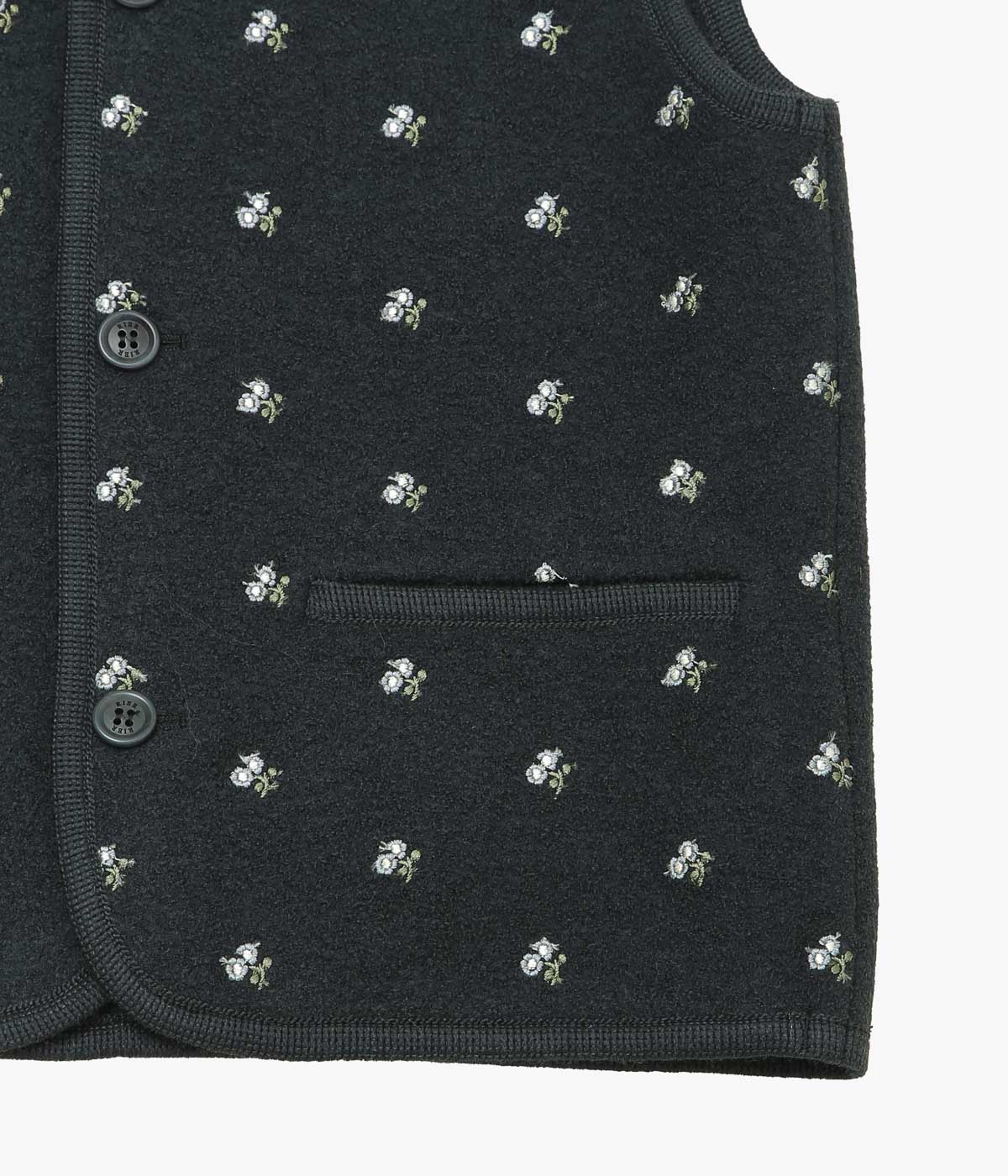 RIER ''WALKER GILET'' (PLOMBE FLOWERS DENSE)