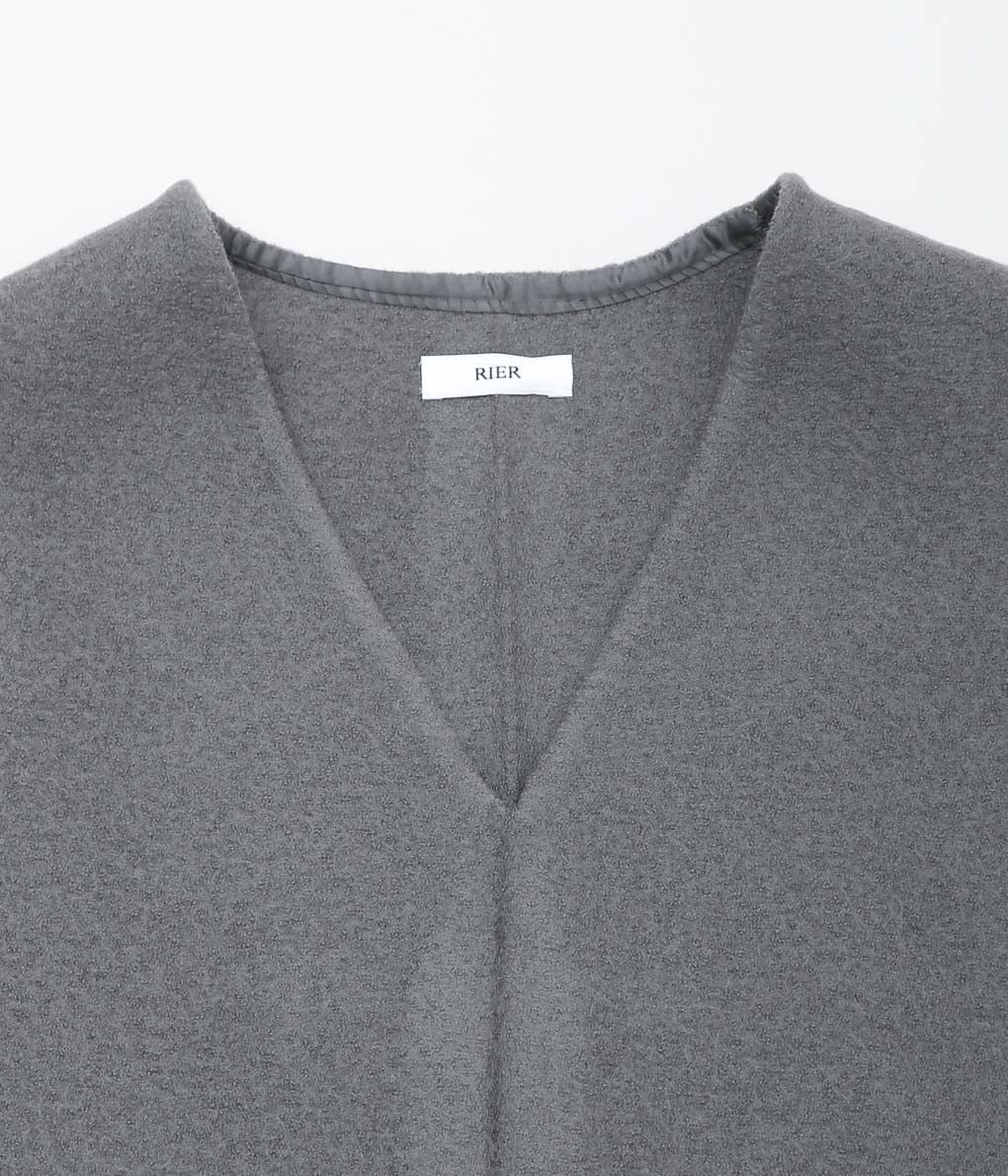 RIER ''WALKER TOP'' (ARGILE FELTED)