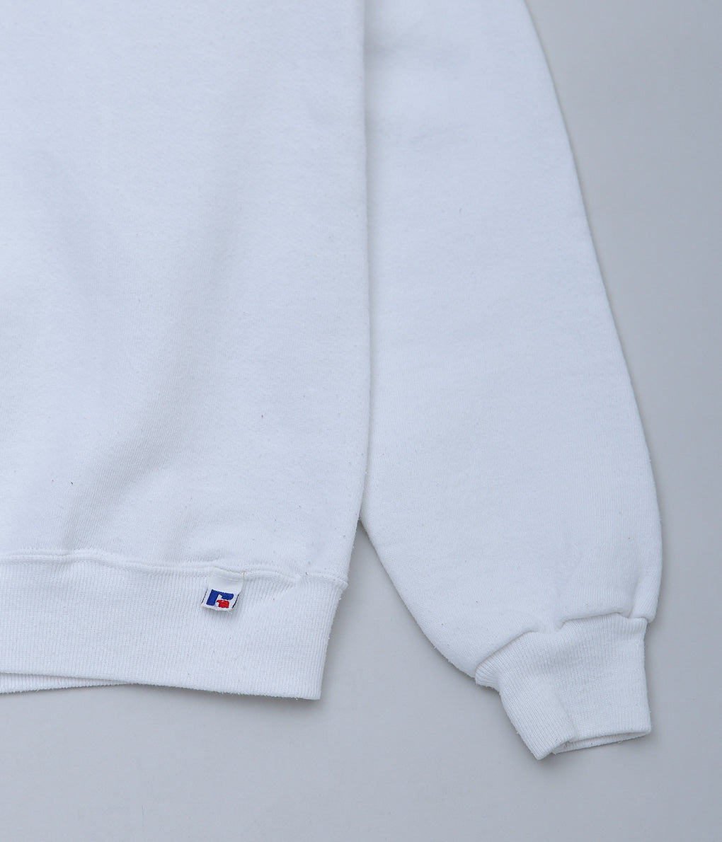 USED&VINTAGE ``RUSSELL 80s SWEATSHIRT'' (WHITE)
