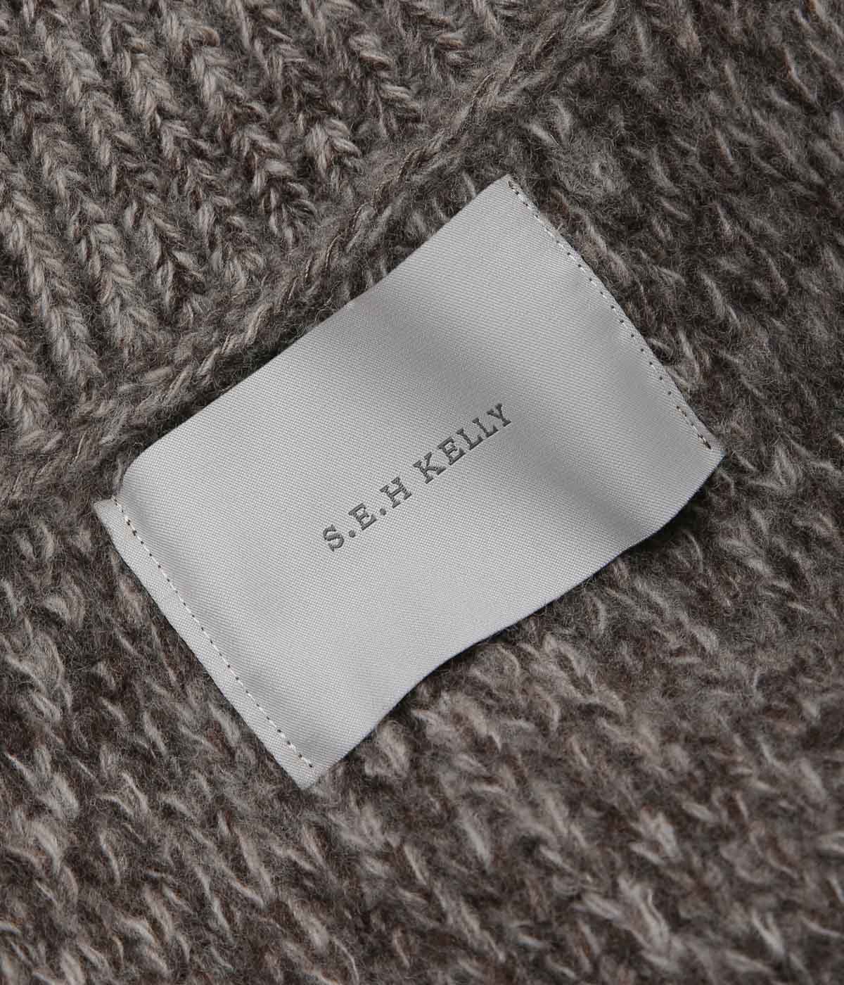 S.E.H KELLY '' GANSEY |LAMBS WOOL KNIT'' (MALT)