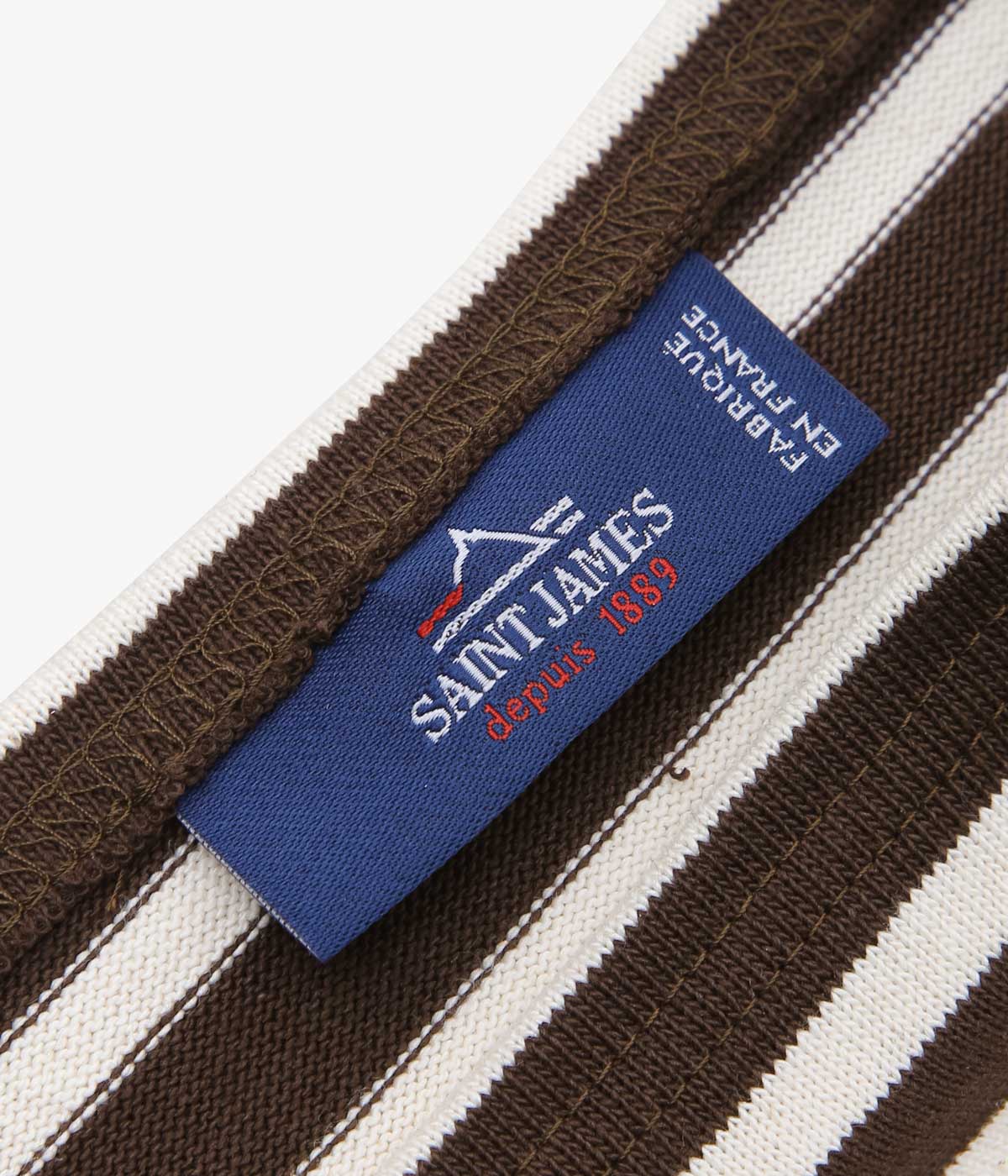 SAINT JAMES ''OUESSANT LOOSE Ⅱ'' (CHOCO/ECRU)