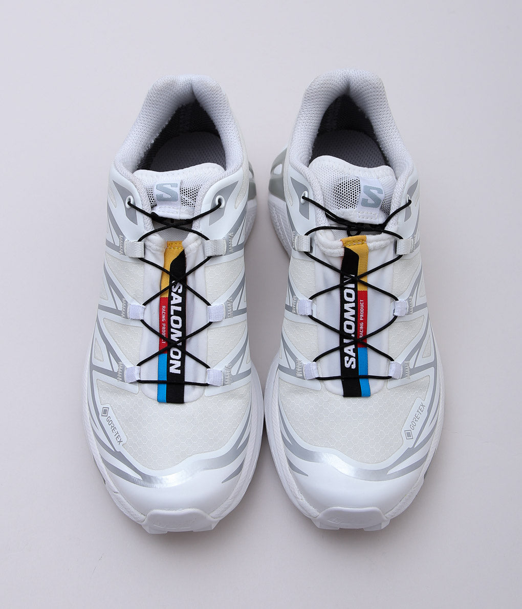 SALOMON ``XT-6 GTX'' (WHITE/WHITE/FTW SILVER)