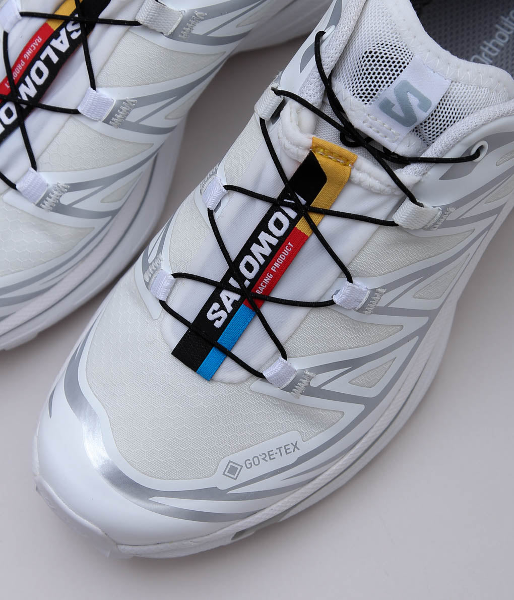 SALOMON ``XT-6 GTX'' (WHITE/WHITE/FTW SILVER)
