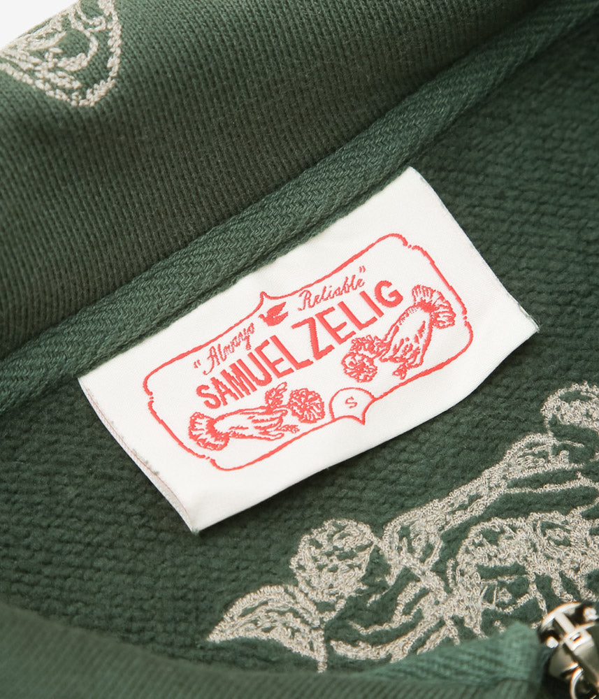 SAMUEL ZELIG ''BALLROOM 1/4 ZIP'' (EMERALD GREEN)