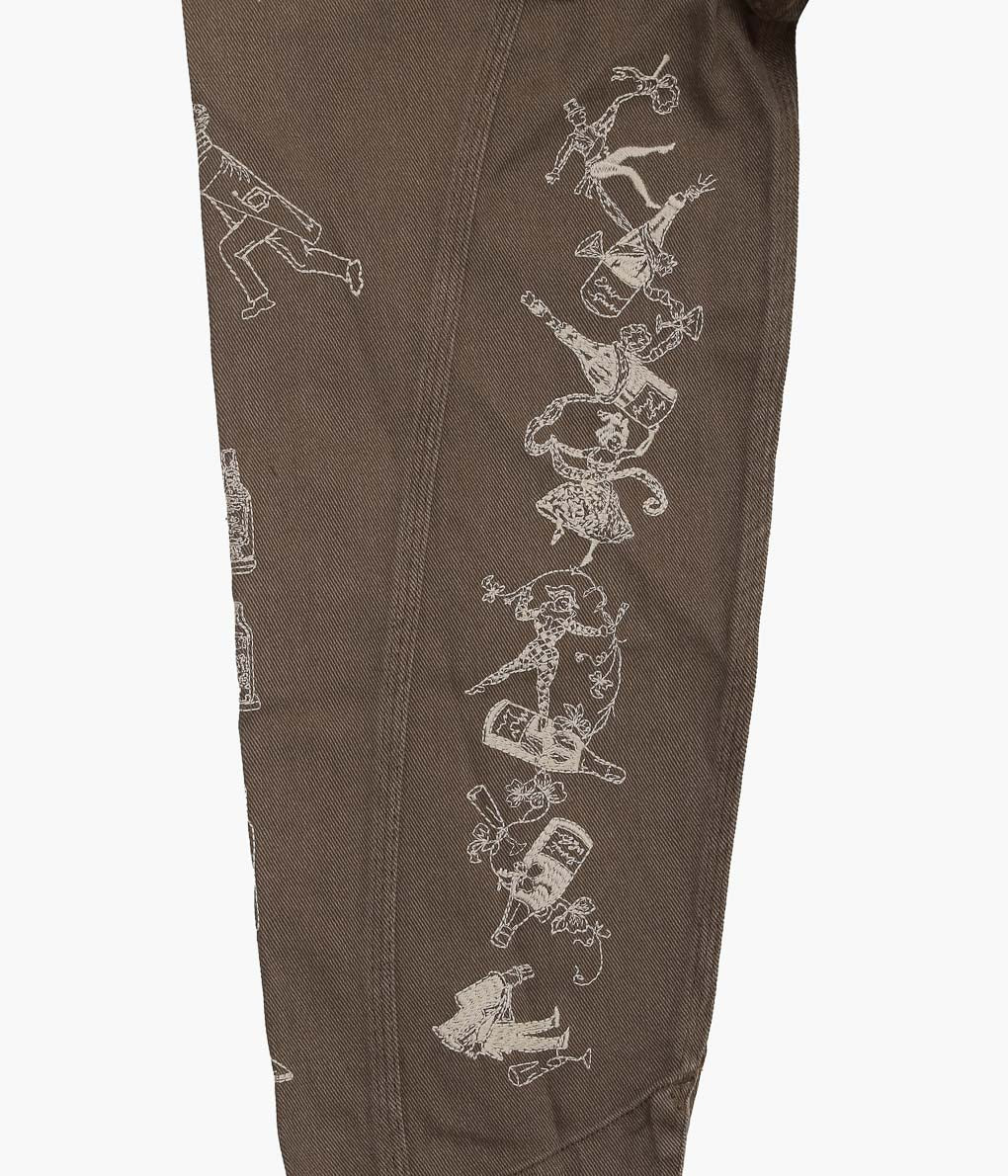 SAMUEL ZELIG ''RESTAURANT CHORE JACKET''(BROWN)