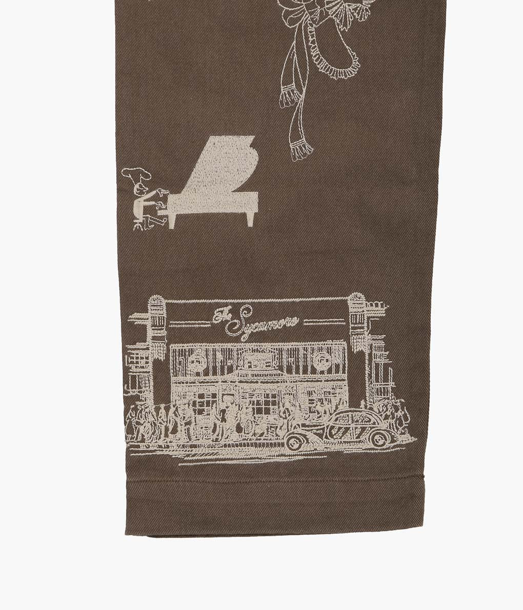 SAMUEL ZELIG ''RESTAURANT PANT'' (BROWN)