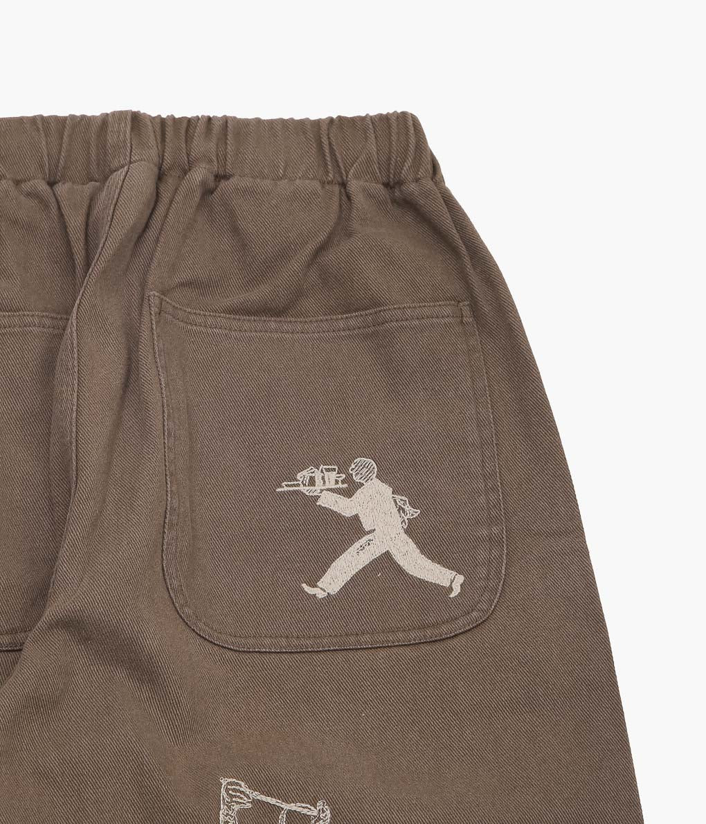 SAMUEL ZELIG ''RESTAURANT PANT'' (BROWN)