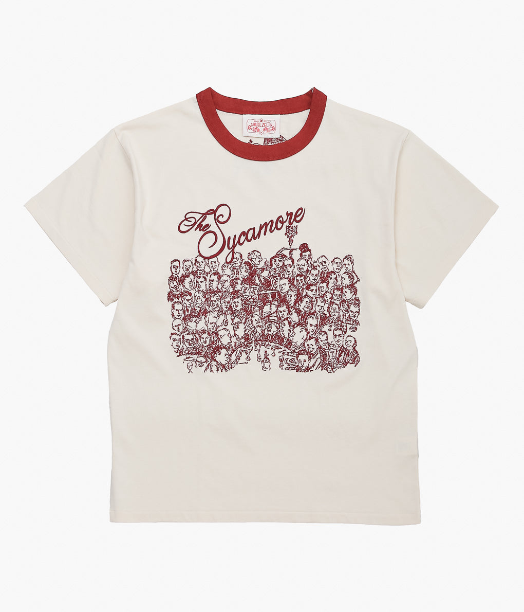 SAMUEL ZELIG ''RESTAURANT TEE''(NATURAL)