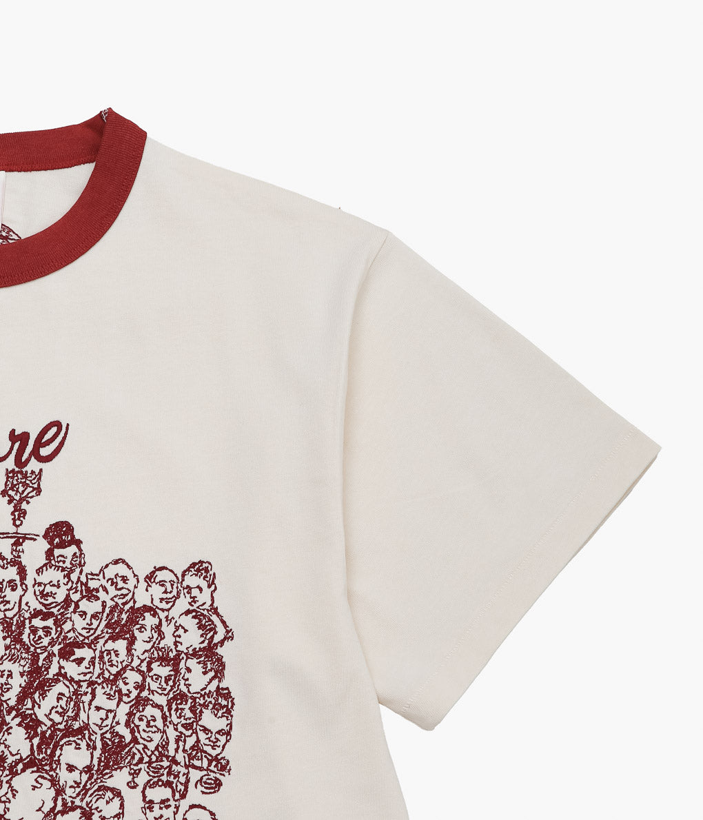 SAMUEL ZELIG ''RESTAURANT TEE''(NATURAL)