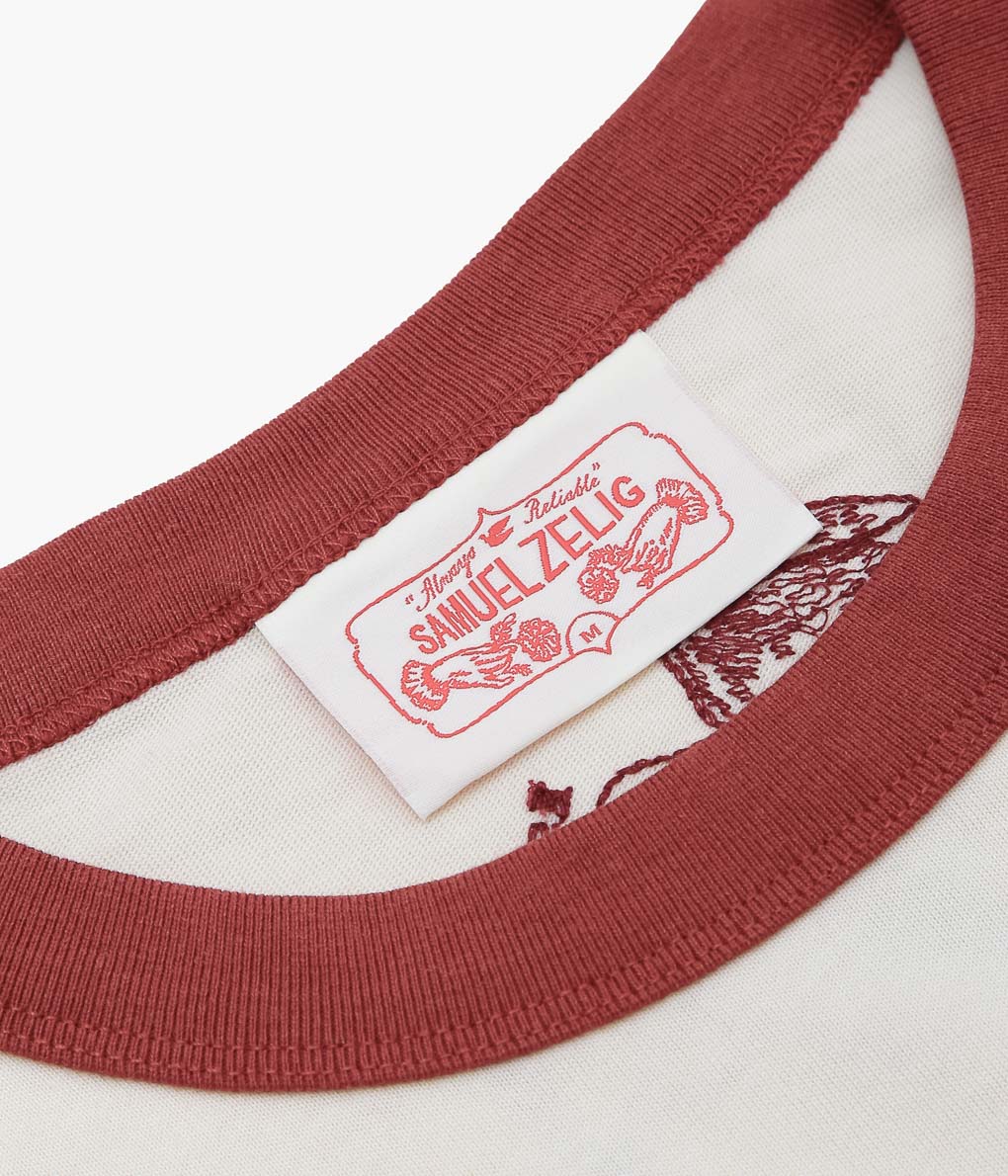 SAMUEL ZELIG ''RESTAURANT TEE''(NATURAL)