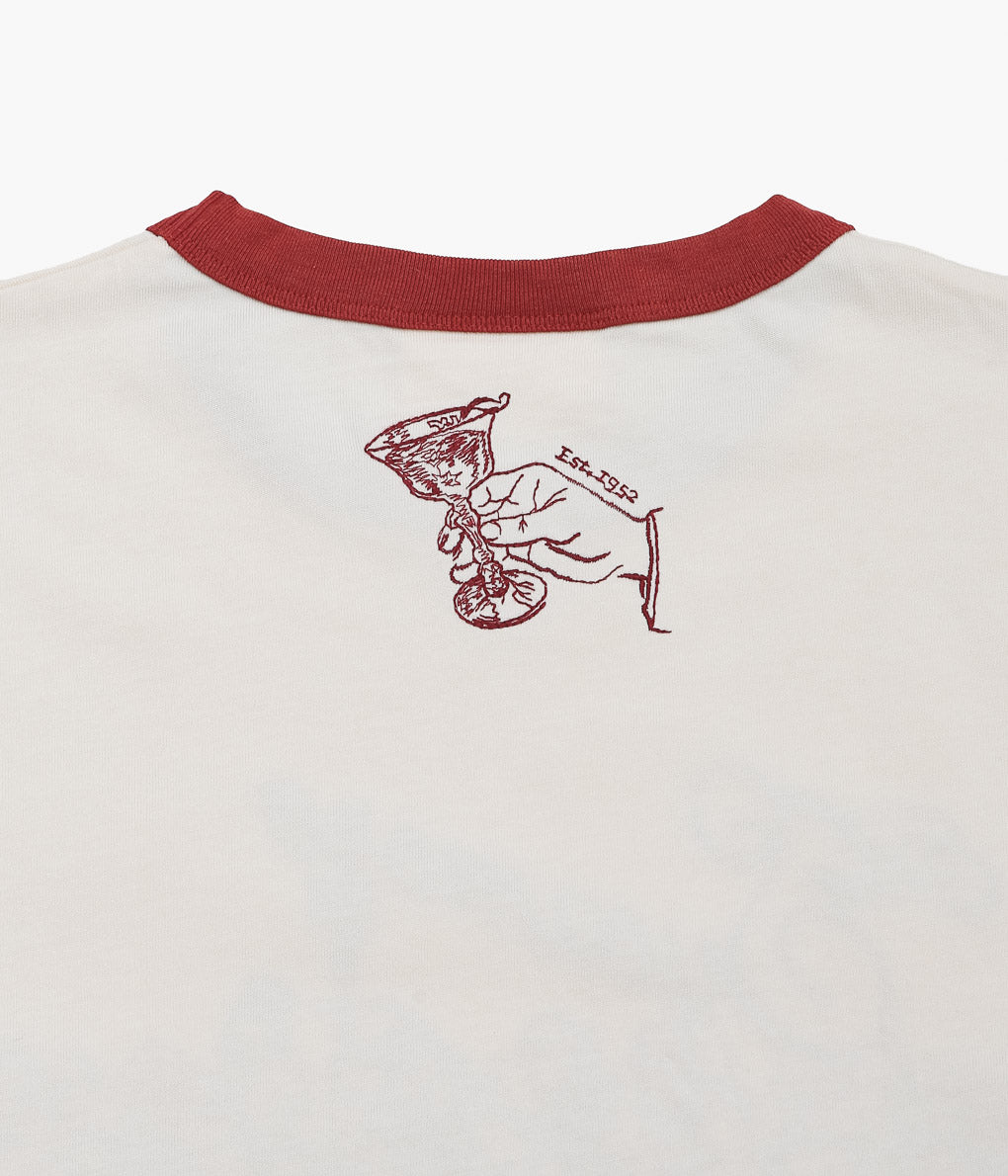 SAMUEL ZELIG ''RESTAURANT TEE''(NATURAL)