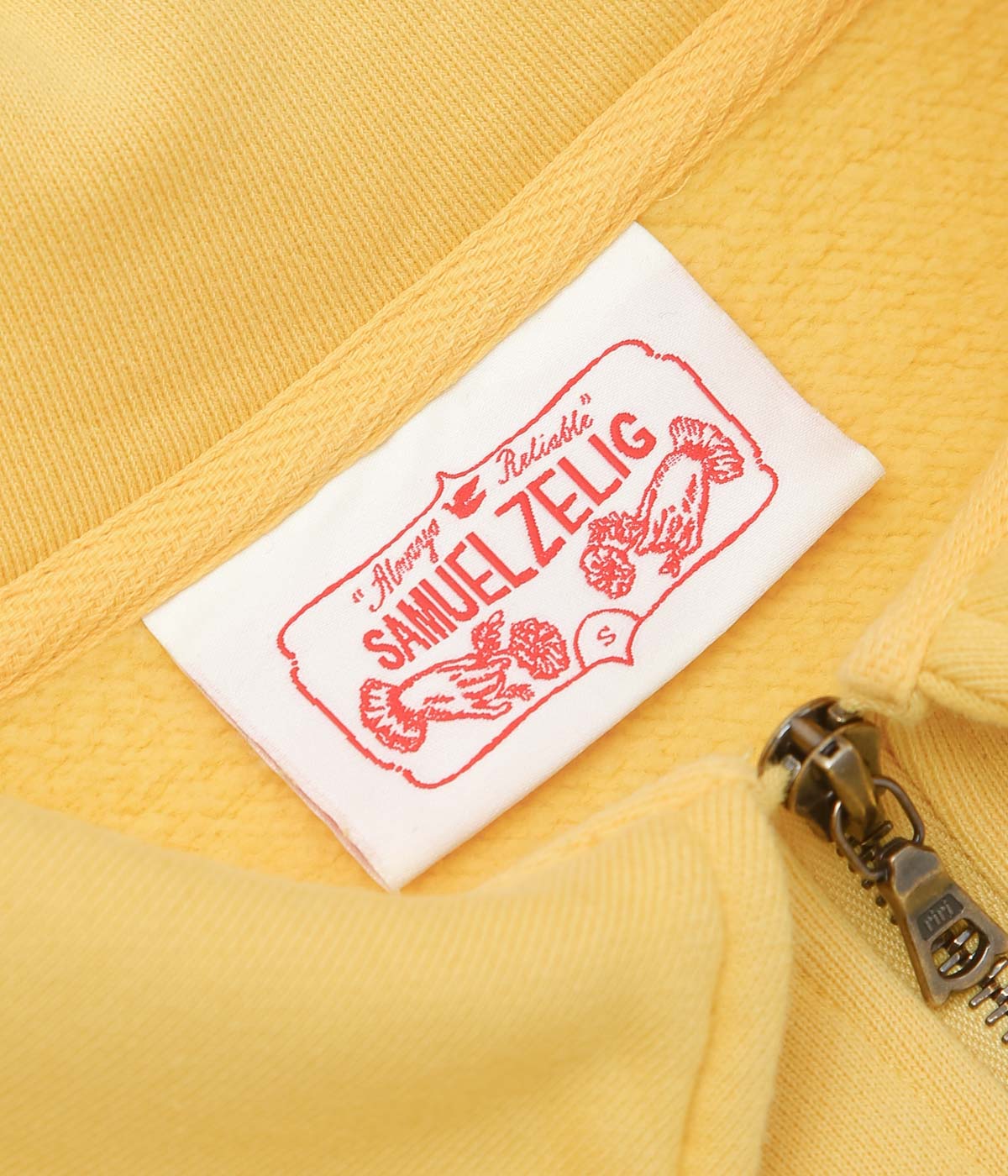 SAMUEL ZELIG "TRAIL 1/4 ZIP" (MUSTARD)