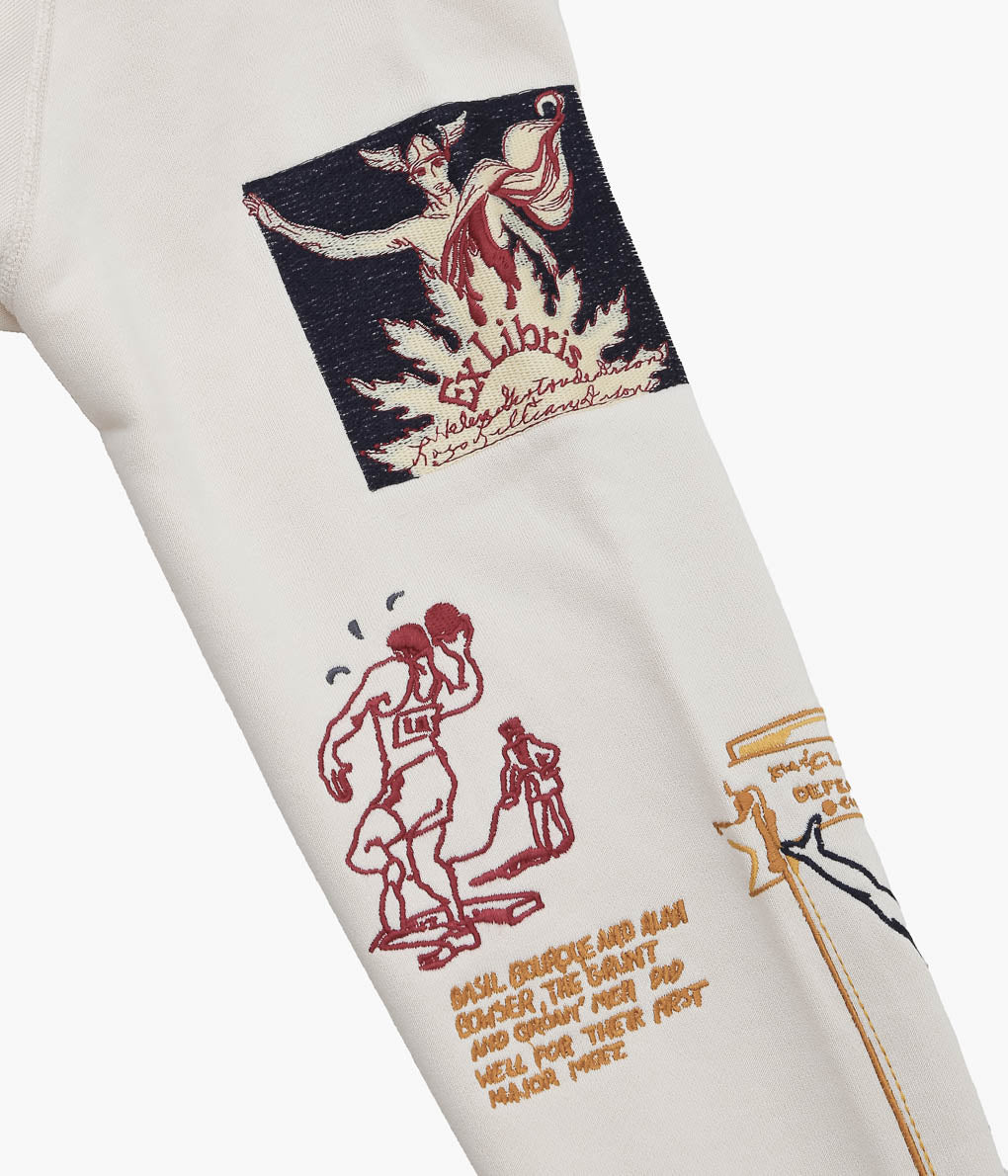 SAMUEL ZELIG ''VARSITY CREWNECK''(NATURAL)