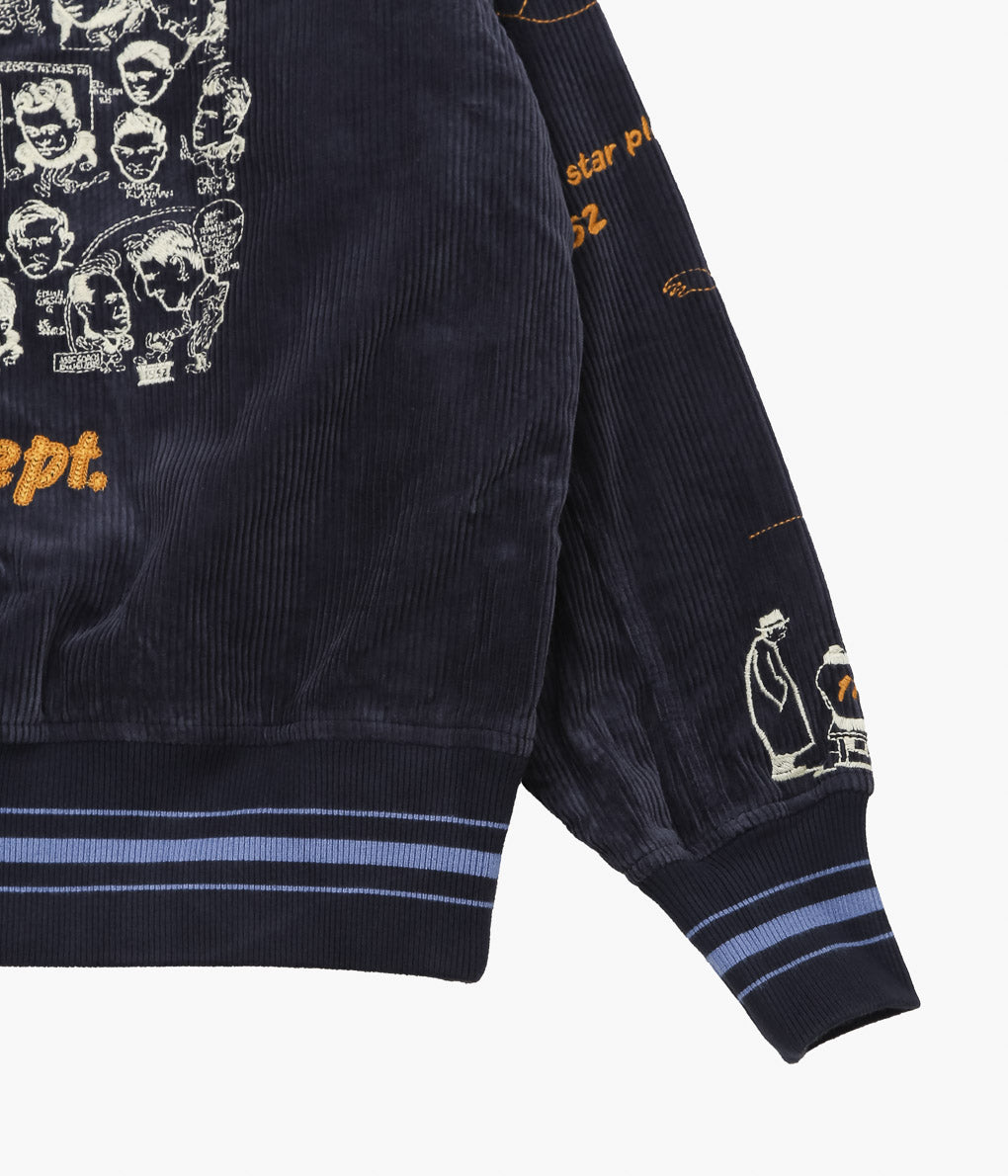SAMUEL ZELIG ''VARSITY JACKET''(NAVY)