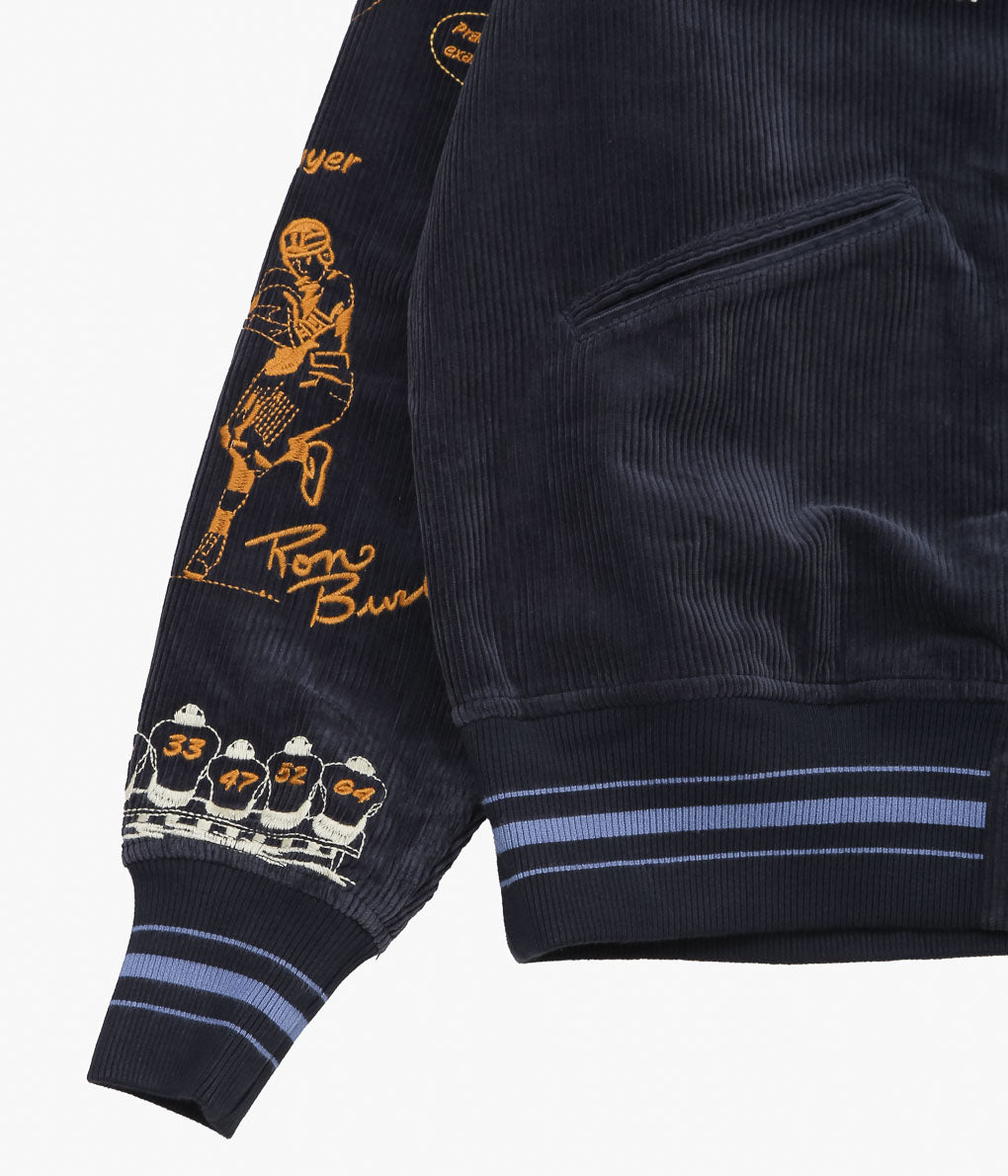 SAMUEL ZELIG ''VARSITY JACKET''(NAVY)