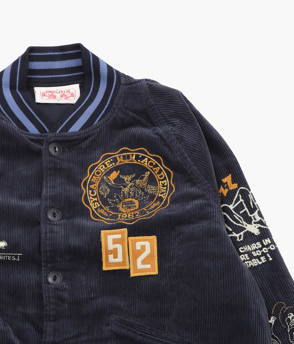 SAMUEL ZELIG ''VARSITY JACKET''(NAVY)