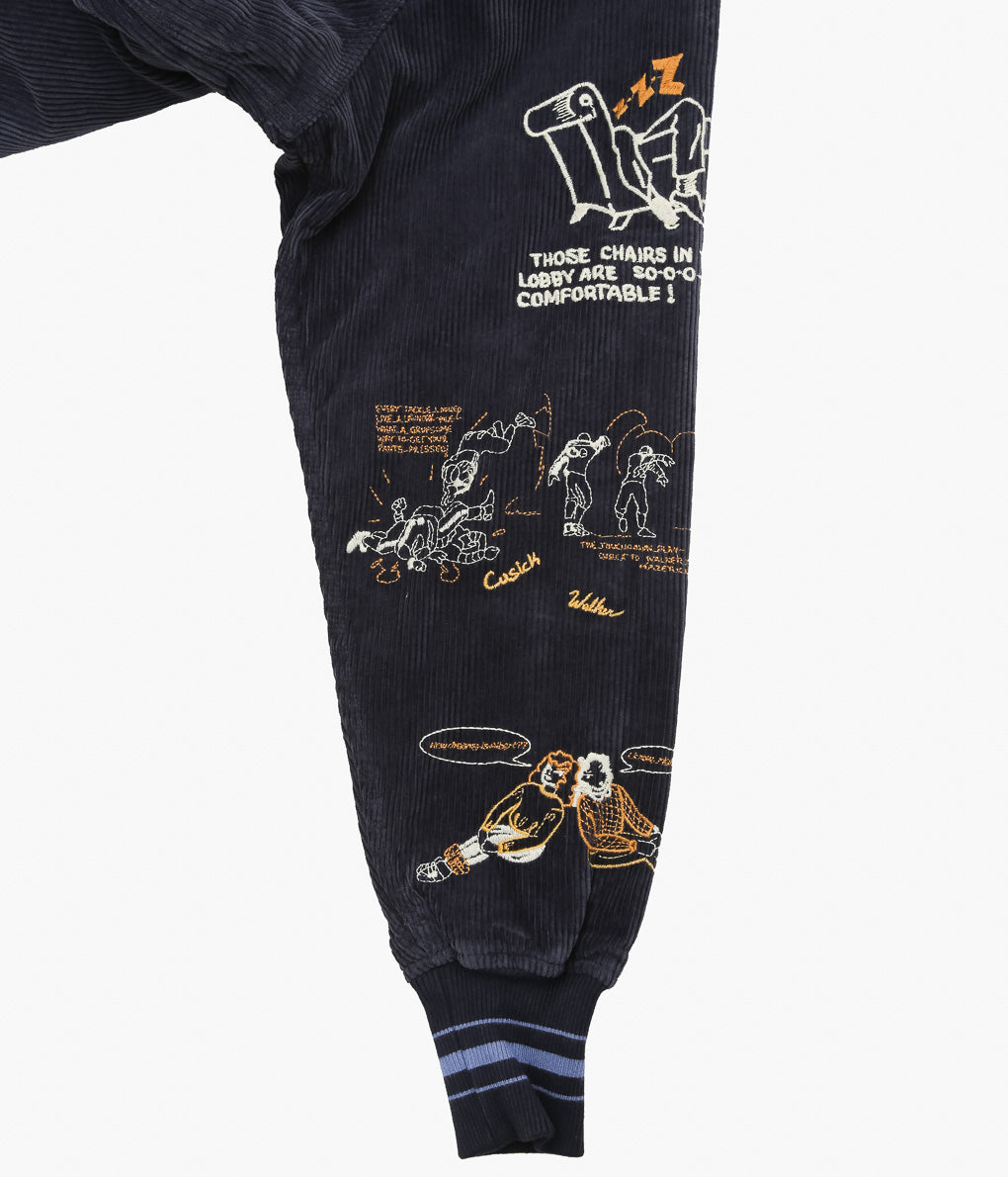 SAMUEL ZELIG ''VARSITY JACKET''(NAVY)