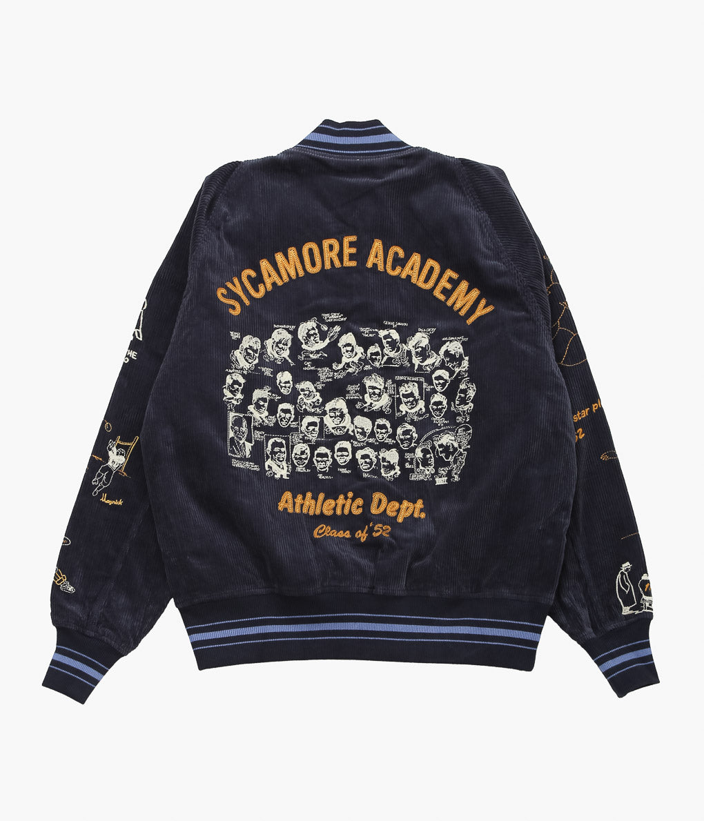 SAMUEL ZELIG ''VARSITY JACKET''(NAVY)