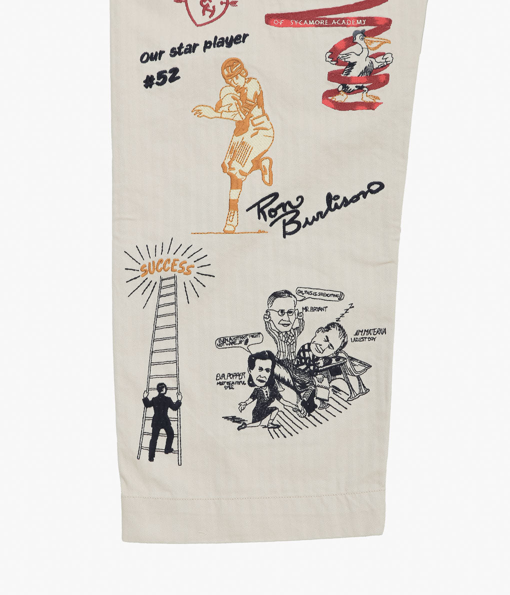 SAMUEL ZELIG ''VARSITY PANT'' (NATURAL)