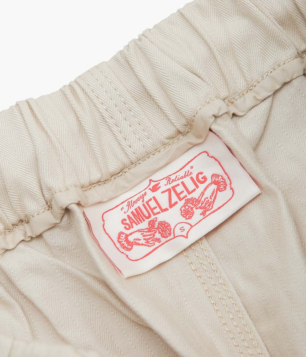 SAMUEL ZELIG ''VARSITY PANT'' (NATURAL)