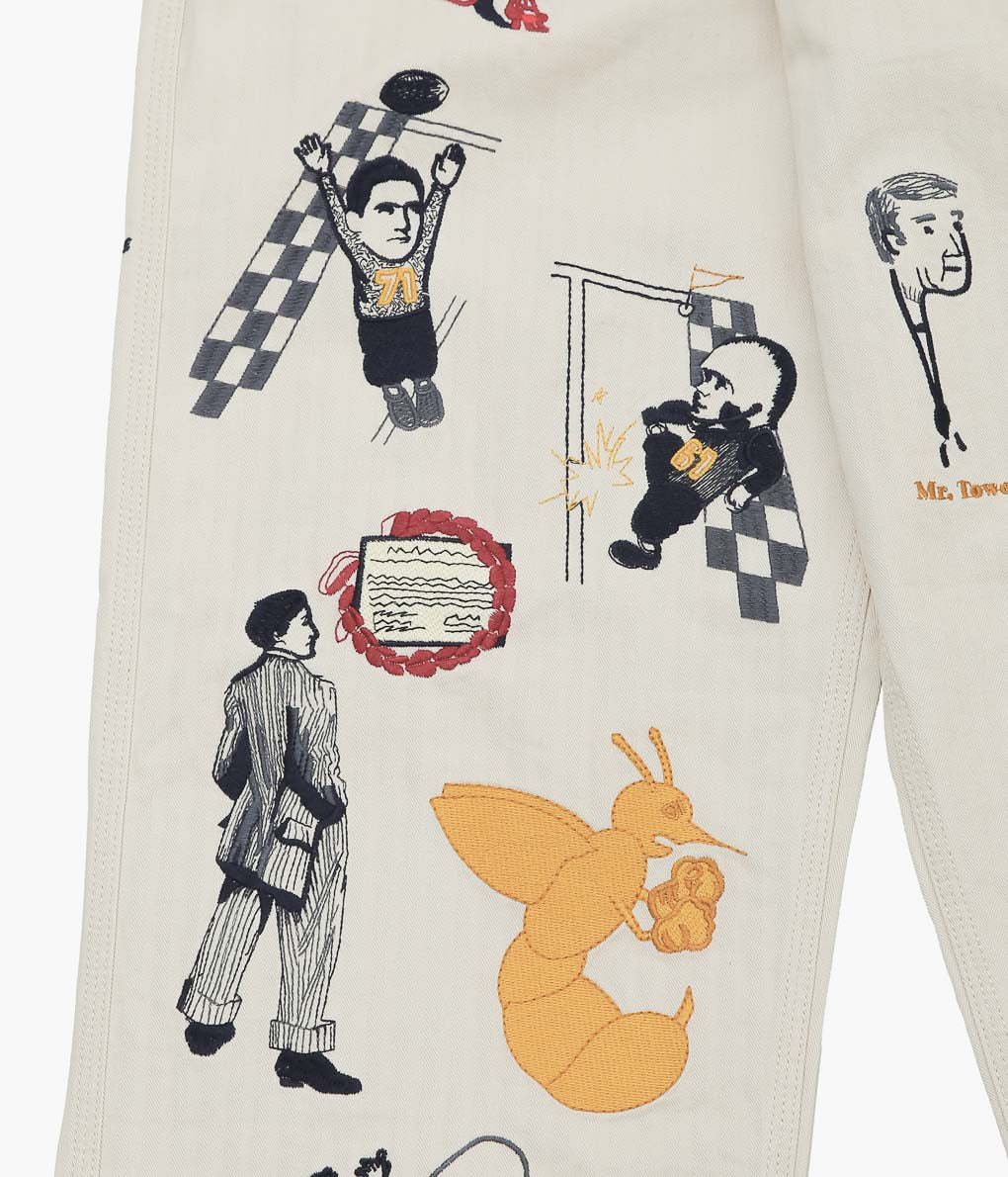 SAMUEL ZELIG ''VARSITY PANT'' (NATURAL)