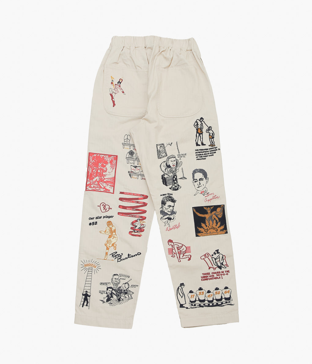 SAMUEL ZELIG ''VARSITY PANT'' (NATURAL)
