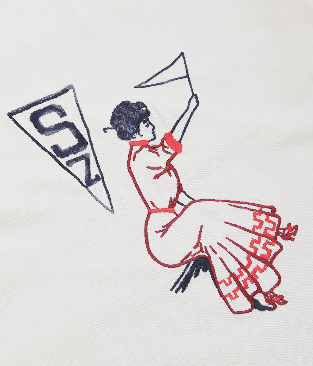 SAMUEL ZELIG ''VARSITY TEE''(NATURAL)