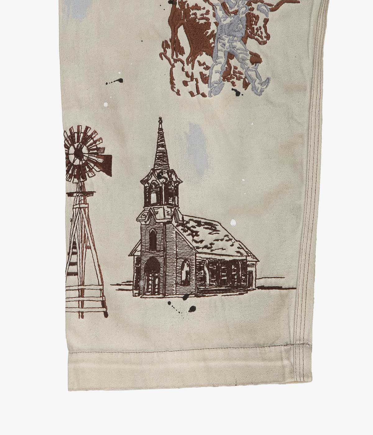 SAMUEL ZELIG ``WESTERN PANT'' (NATURAL)