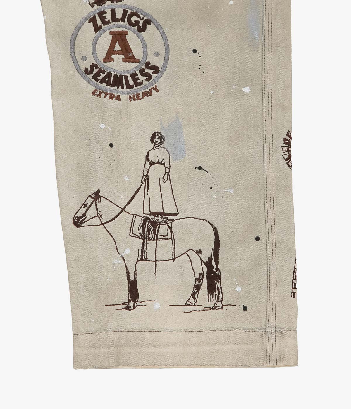 SAMUEL ZELIG ``WESTERN PANT'' (NATURAL)