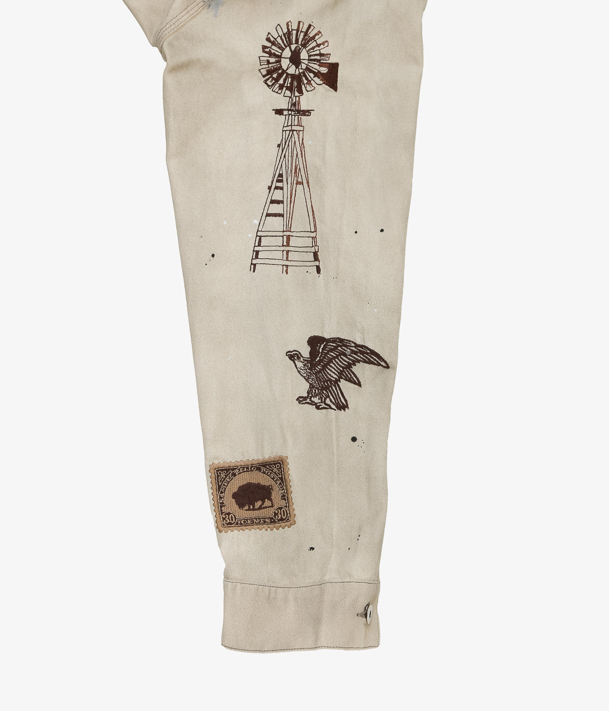 SAMUEL ZELIG ''WESTERN ZIP JACKET'' (NATURAL)