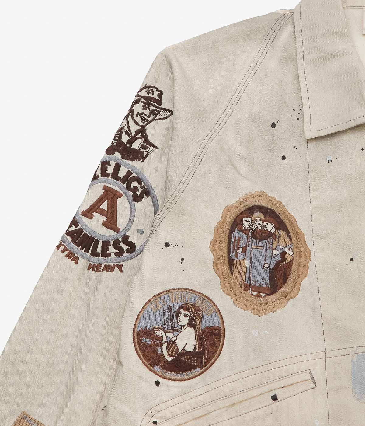 SAMUEL ZELIG ''WESTERN ZIP JACKET'' (NATURAL)