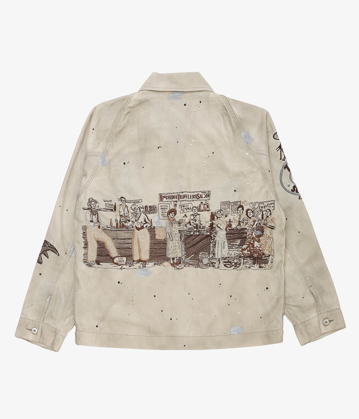 SAMUEL ZELIG ''WESTERN ZIP JACKET'' (NATURAL)