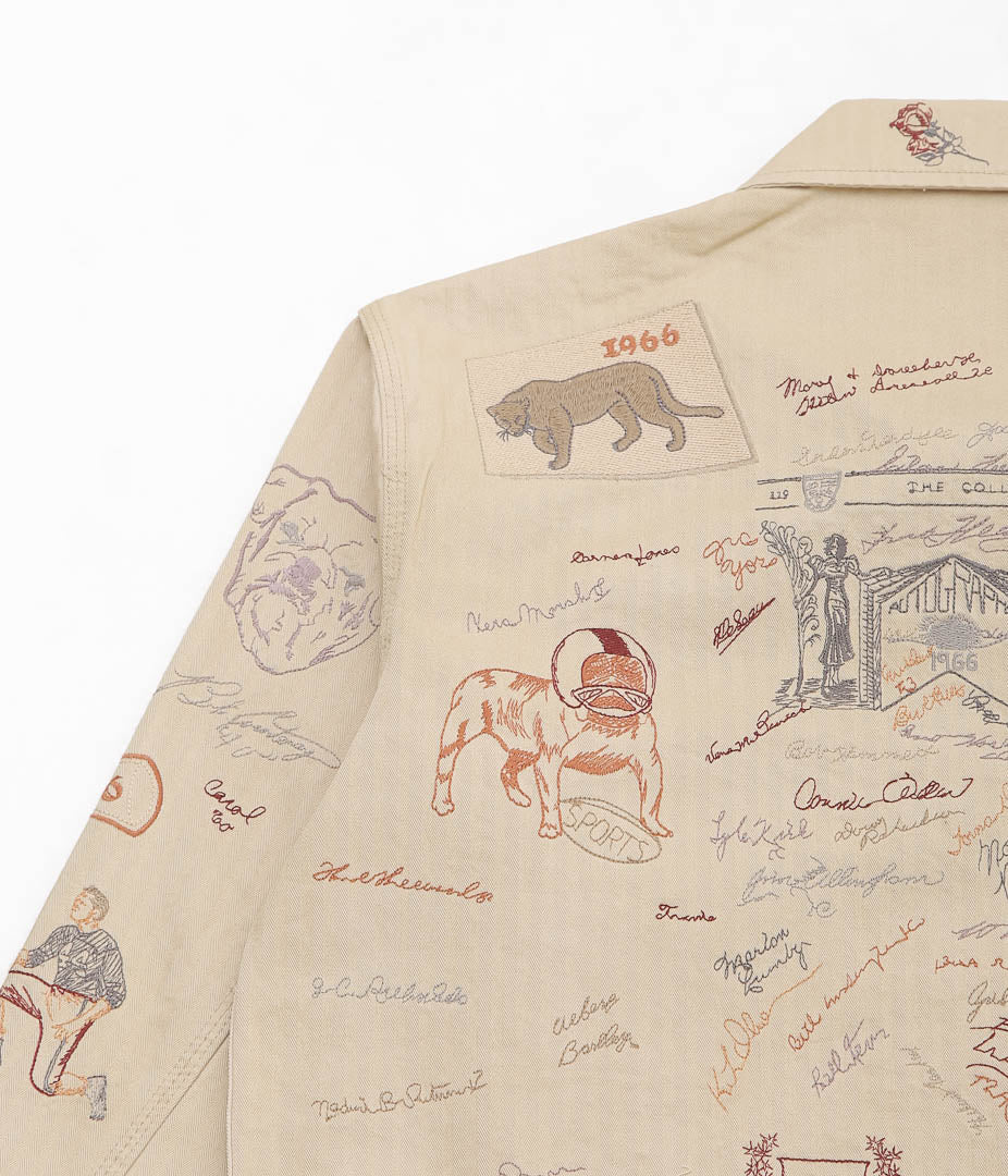 SAMUEL ZELIG ''YEARBOOK JACKET'' (NATURAL)