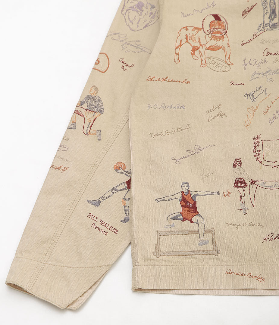 SAMUEL ZELIG ''YEARBOOK JACKET'' (NATURAL)