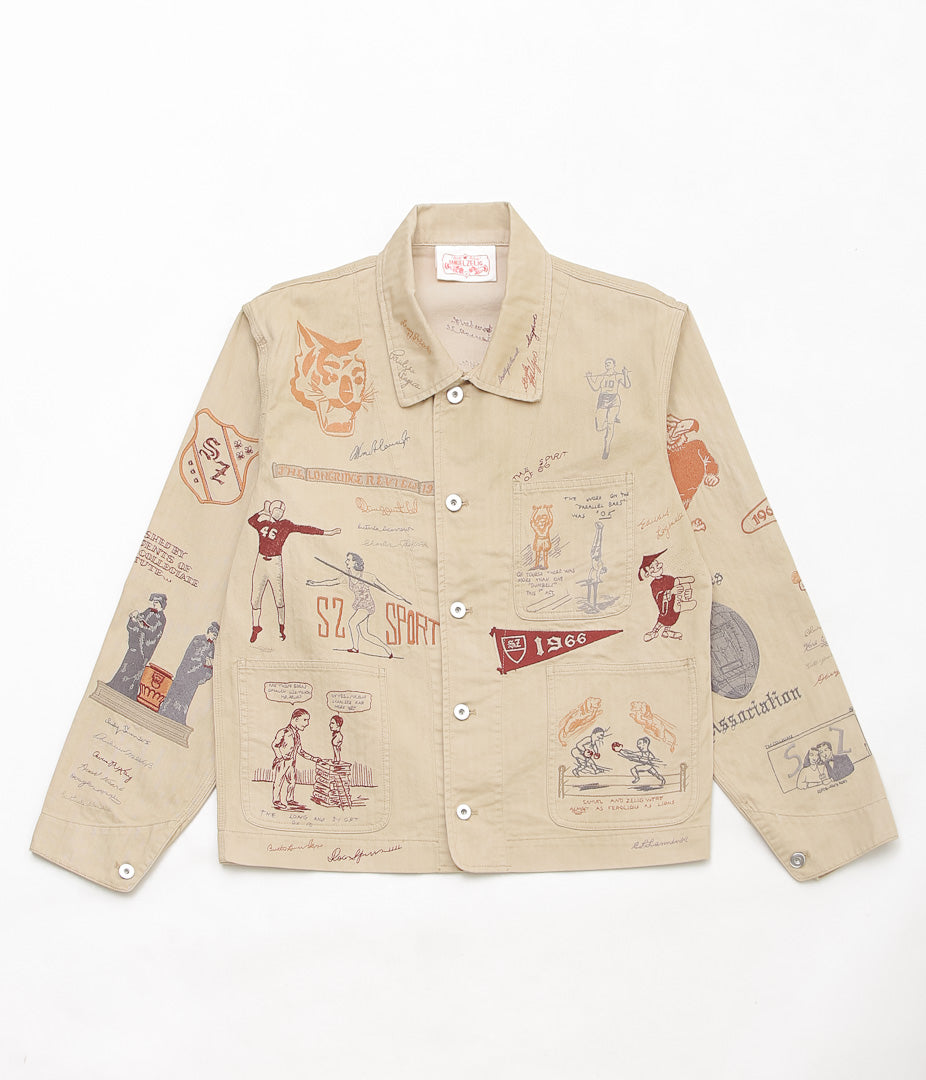 SAMUEL ZELIG ''YEARBOOK JACKET'' (NATURAL)