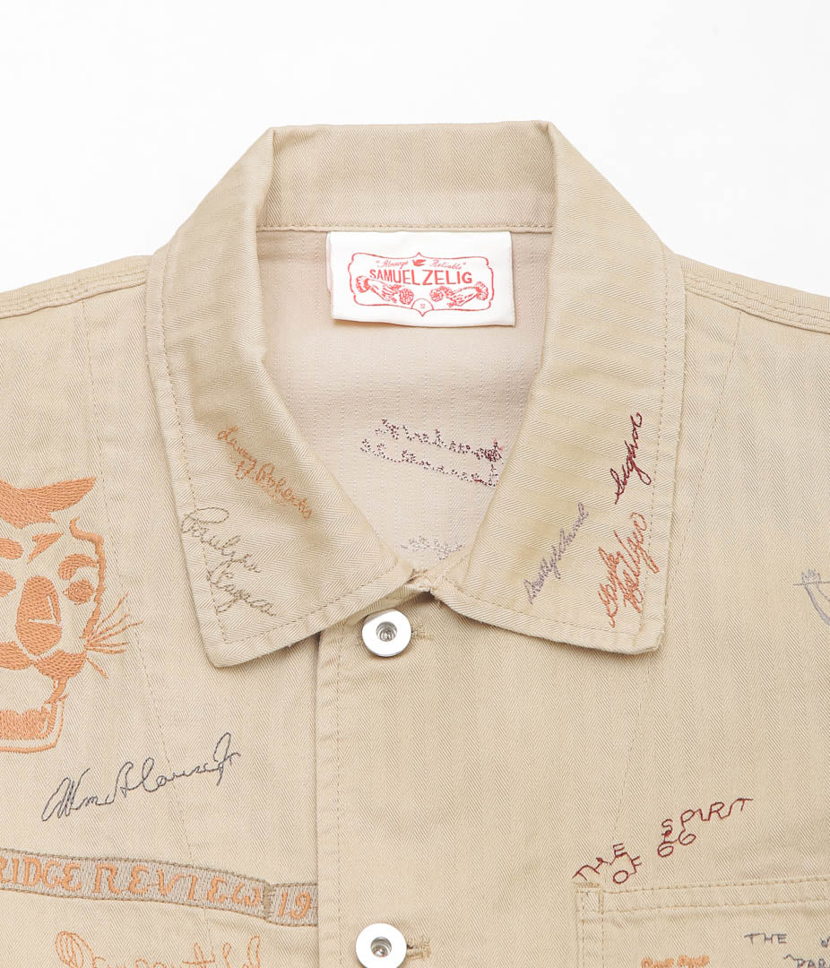 SAMUEL ZELIG ''YEARBOOK JACKET'' (NATURAL)