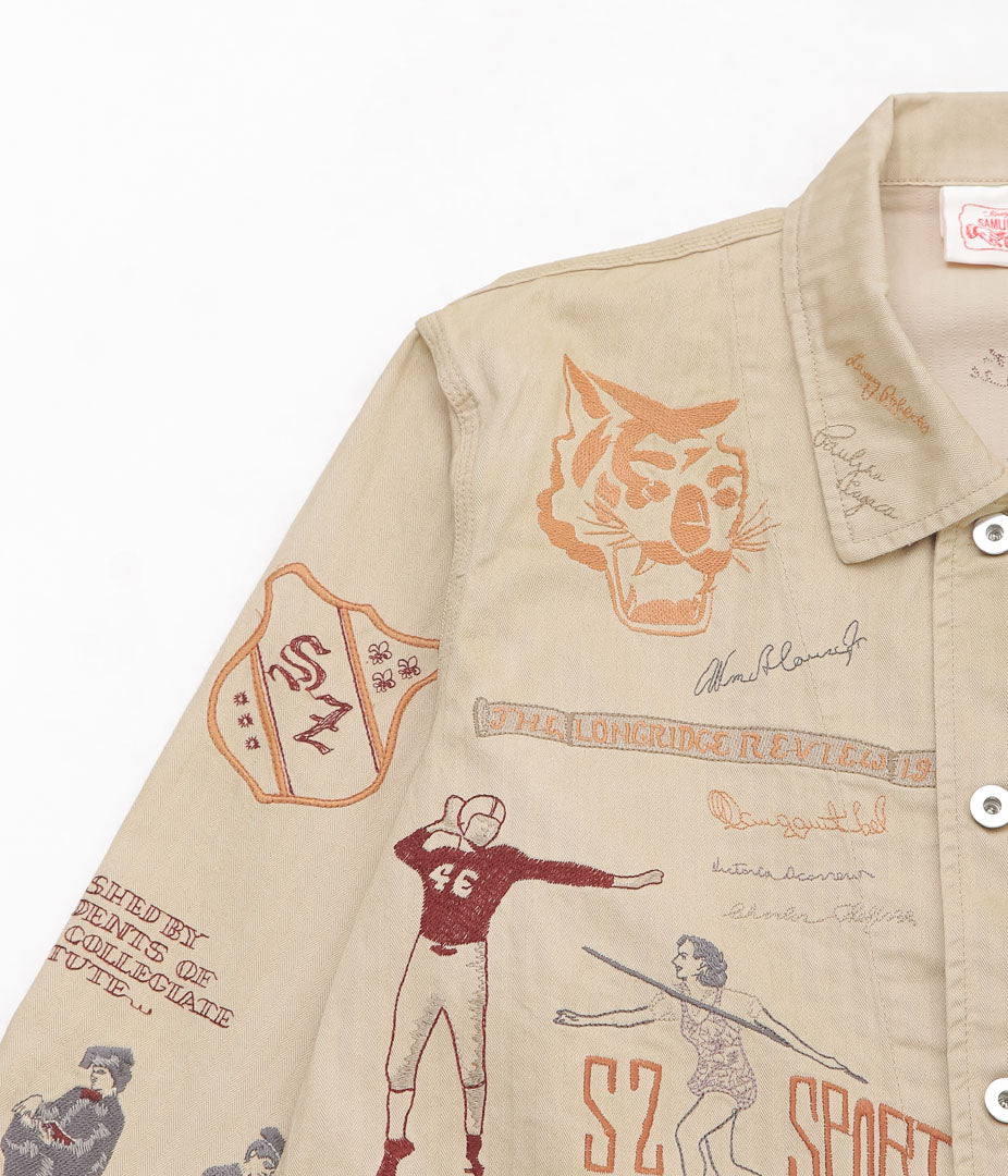 SAMUEL ZELIG ''YEARBOOK JACKET'' (NATURAL)