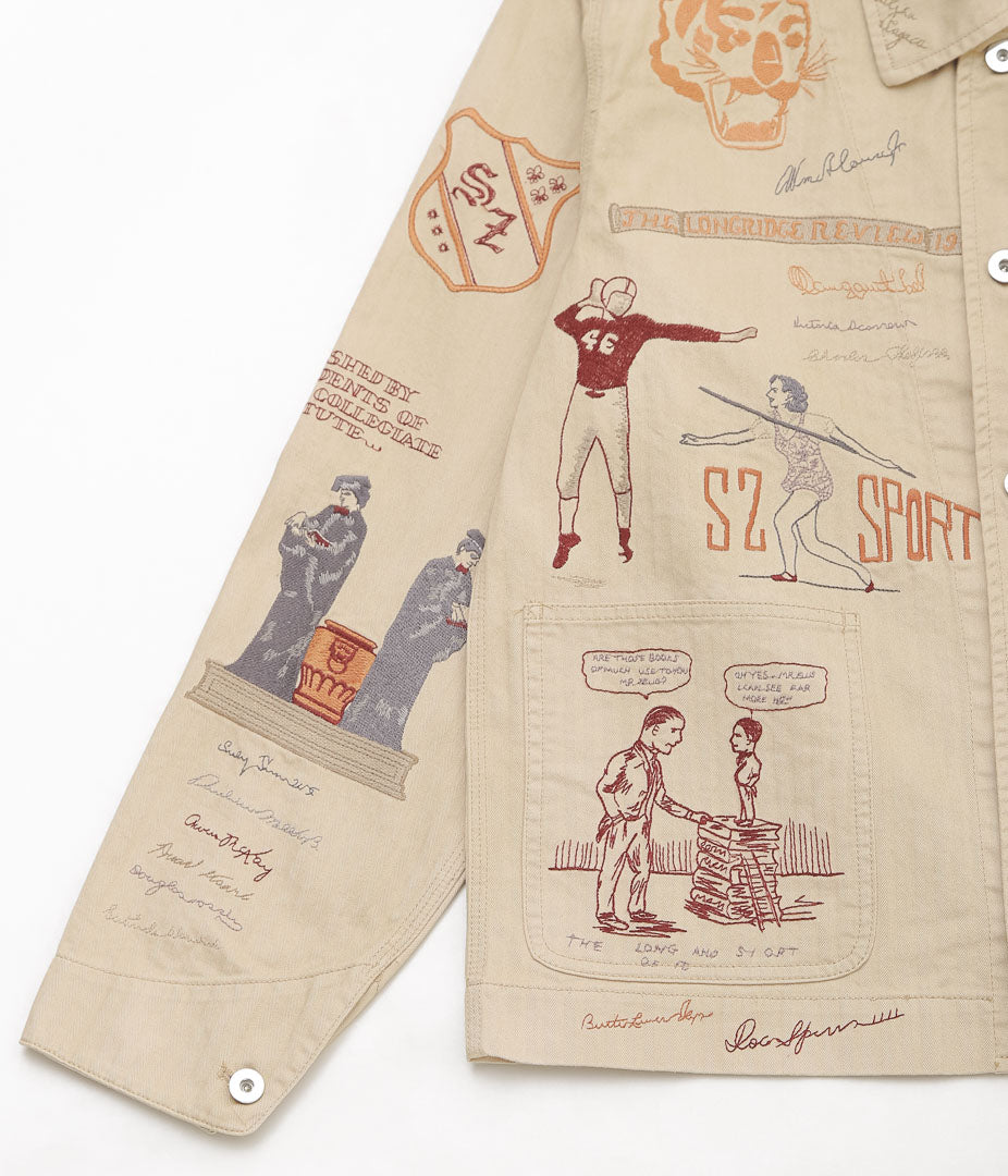 SAMUEL ZELIG ''YEARBOOK JACKET'' (NATURAL)