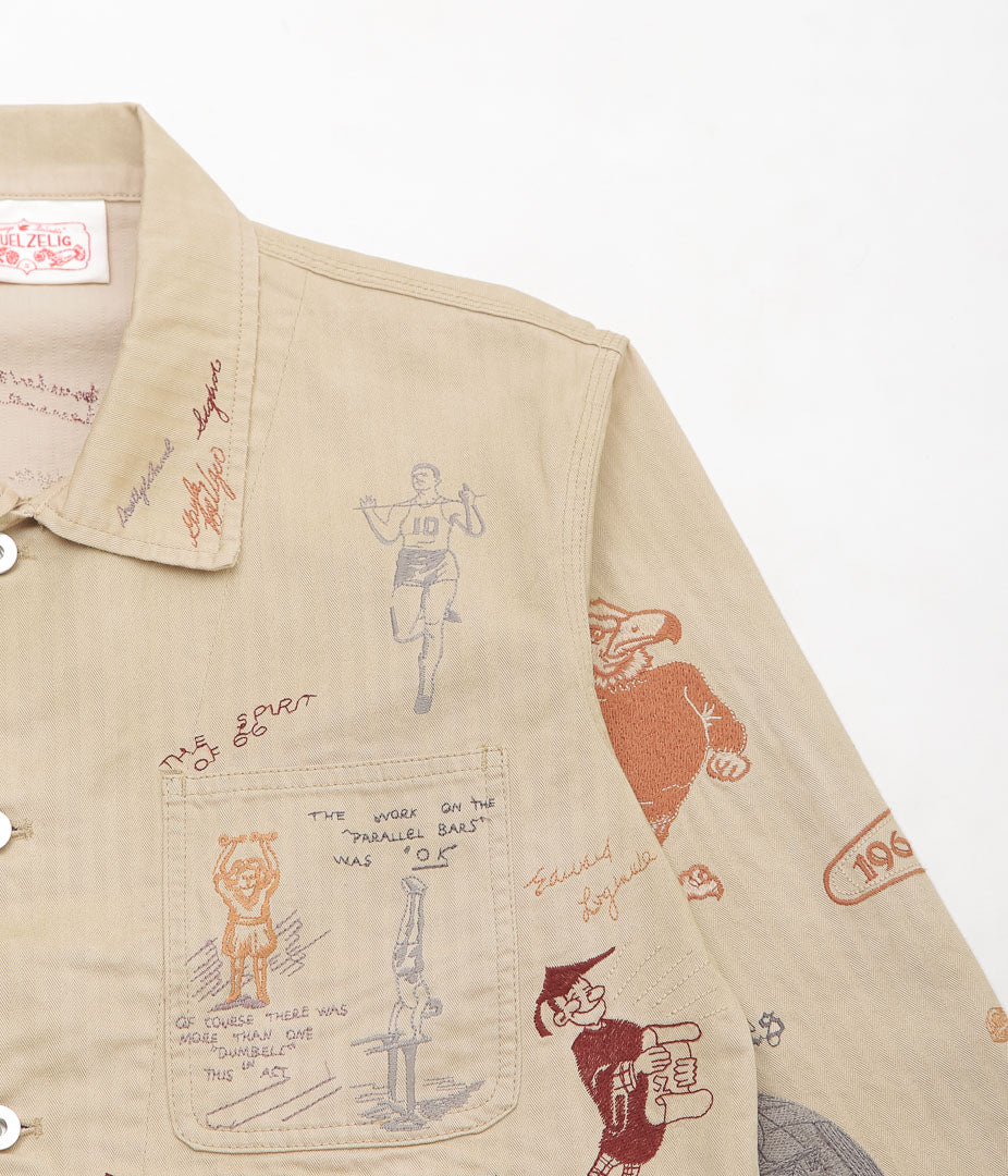 SAMUEL ZELIG ''YEARBOOK JACKET'' (NATURAL)