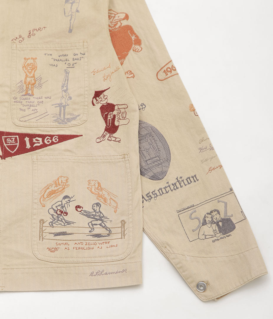SAMUEL ZELIG ''YEARBOOK JACKET'' (NATURAL)