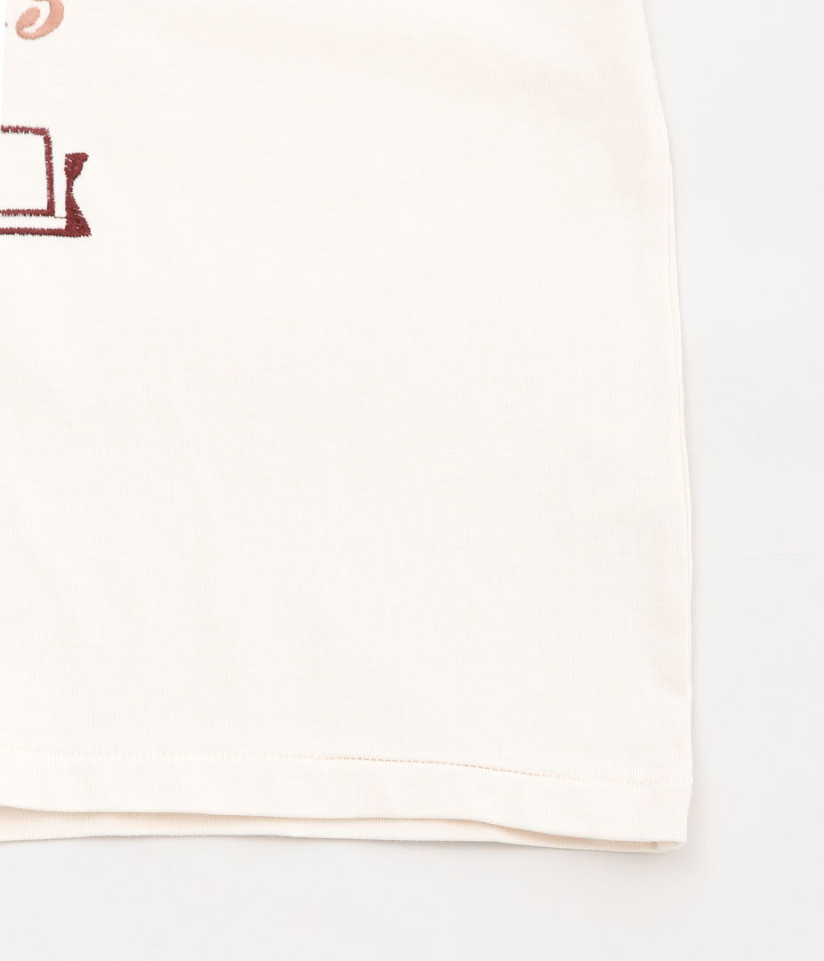 SAMUEL ZELIG ''YEARBOOK TEE'' (ORANGE RINGER)
