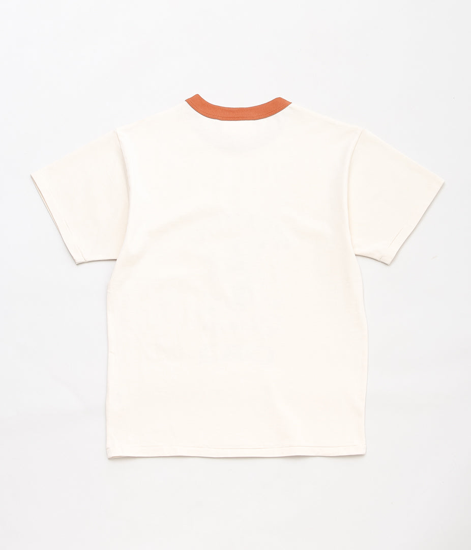 SAMUEL ZELIG ''YEARBOOK TEE'' (ORANGE RINGER)