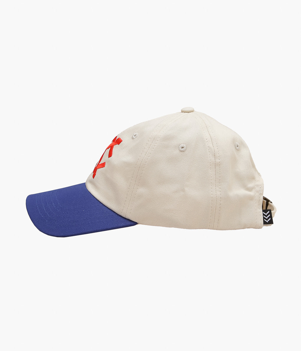 SANDLOT ''ALL NATIONS(COTTON TWILL)'' (NATURAL/ROYAL)