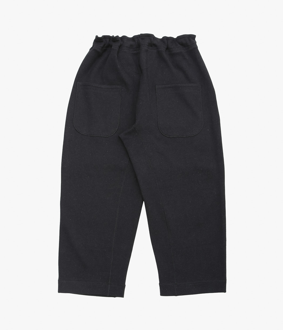 SEVENTY FIVE ''DRAWSTRING TROUSERS (COTTON / CASHMERE)'' (BLACK)