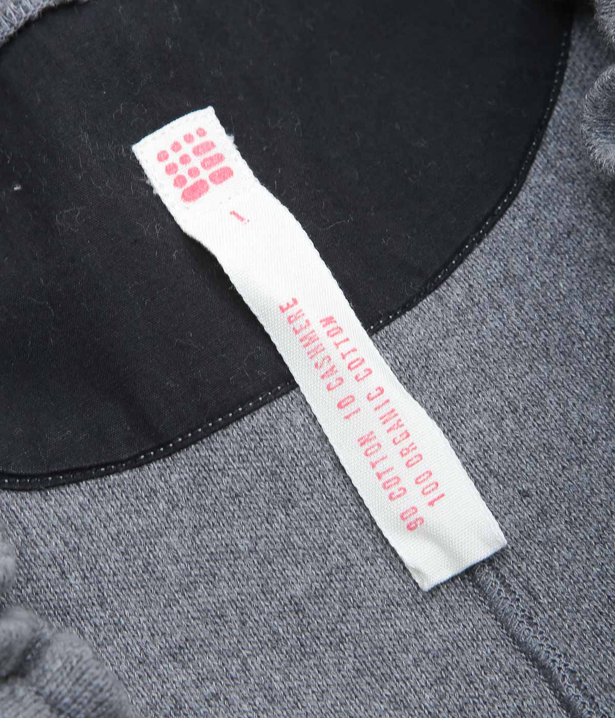 SEVENTY FIVE ''DRAWSTRING TROUSERS (COTTON / CASHMERE)'' (GREY)